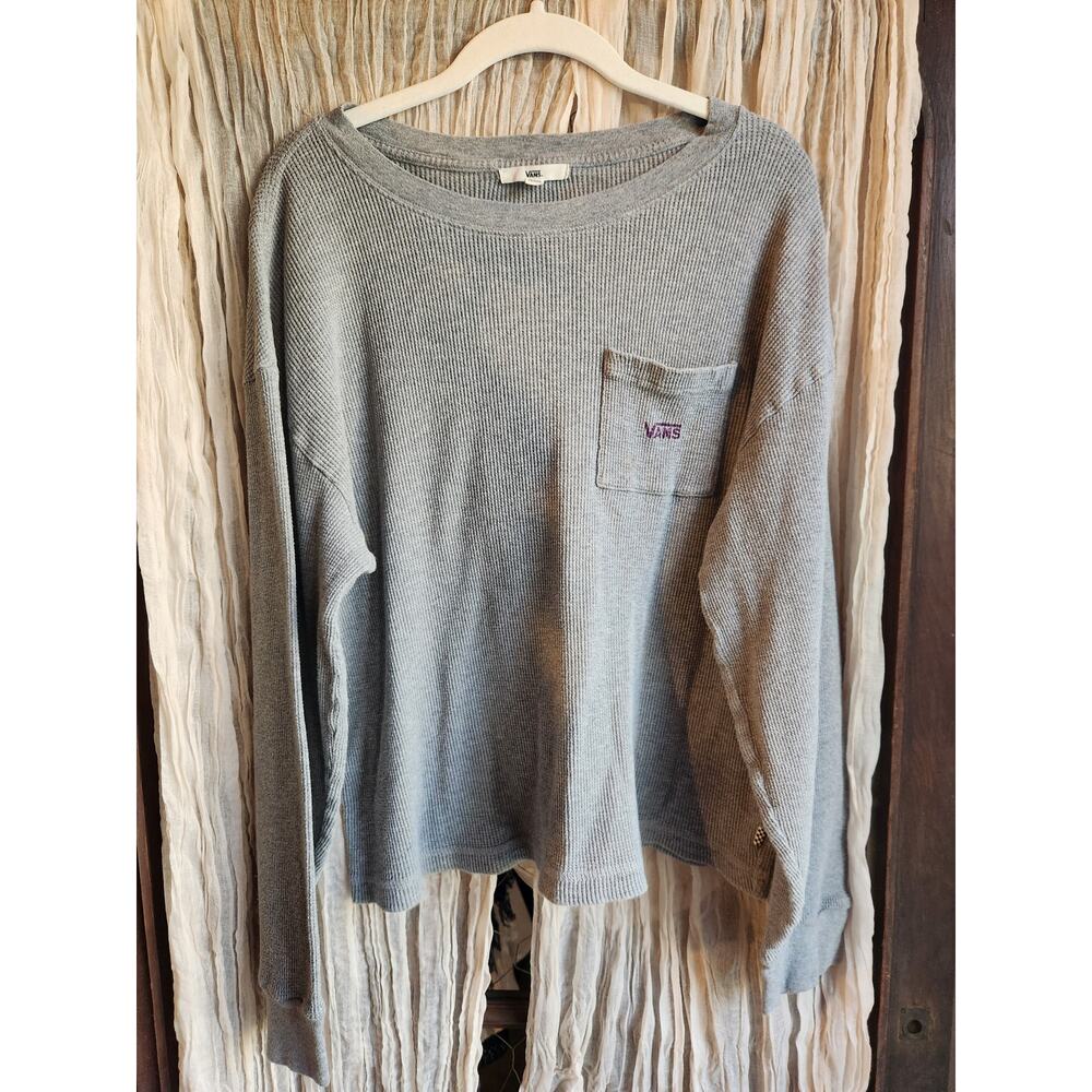 VANS Thermal Long Sleeve Shirt Women's Semi Cropped Top